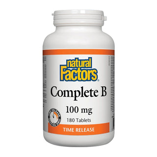 Natural Factors Complete B Time Release 100mg 180 Tablets