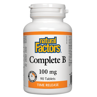 Natural Factors Complete B Time Release 100mg 90 Tablets