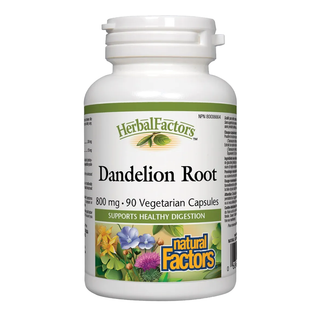 Natural Factors Herbal Factors Dandelion Root 800mg 90 Veggie Caps