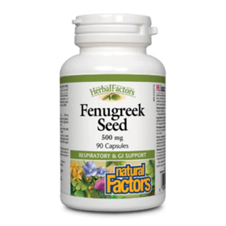 Natural Factors Fenugreek Seed 500mg 90 Capsules