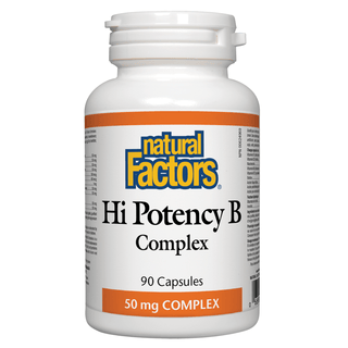 Natural Factors Hi Potency B Complex 50mg 90 Capsules