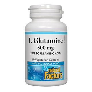 Natural Factors L-Glutamine 500mg 60 Veggie Caps