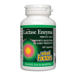 Natural Factors Lactase Enzyme 60 Capsules