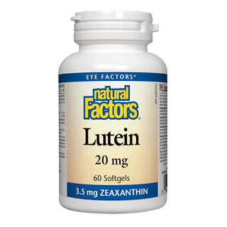 Natural Factors Lutein 20mg 60 Softgels