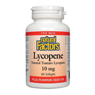 Natural Factors Lycopene 10mg 60 Softgels