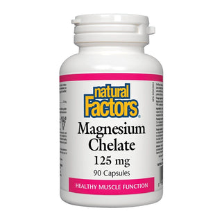 Natural Factors Magnesium Chelate 125mg 90 Capsules