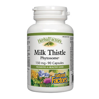 Natural Factors Herbal Factors Milk Thistle Phytosome 150mg 90 Capsules