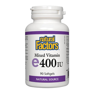 Natural Factors Mixed Vitamin E 400 IU 90 Softgels