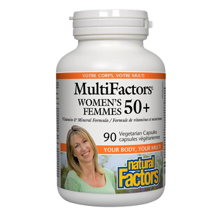 Natural Factors Multi Factors Women's 50+ 90 Veggie Caps