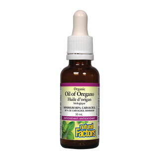 Natural Factors Oil of Oregano Organic 30mL