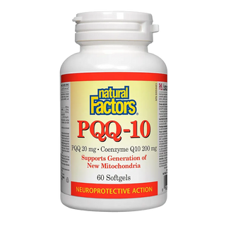 Natural Factors PQQ-10 60 Softgels