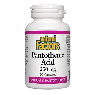 Natural Factors Pantothenic Acid 250mg 90 Capsules