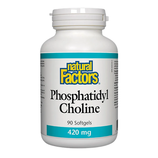 Natural Factors Phosphatidyl Choline 420mg 90 Softgels