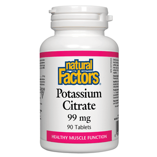 Natural Factors Potassium Citrate 99mg 90 Tablets