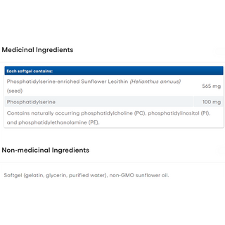 Natural Factors PS Factor PS Phosphatidylserine 100mg 60 Softgels