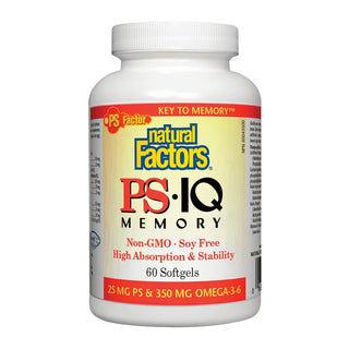 Natural Factors PS Factor PS.IQ Memory 60 Softgels