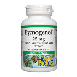 Natural Factors Pycnogenol 25mg 60 Veggie Caps