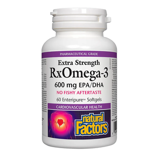 Natural Factors Rx Omega-3 Extra Strength 600mg 60 Softgels