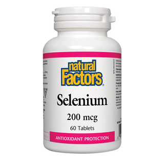 Natural Factors Selenium 200mcg 60 Tablets