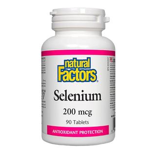 Natural Factors Selenium 200mcg 90 Tablets