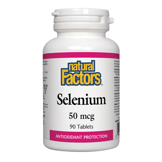 Natural Factors Selenium 50mcg 90 Tablets