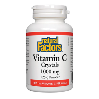 Natural Factors Vitamin C Crystals 1000mg 125g