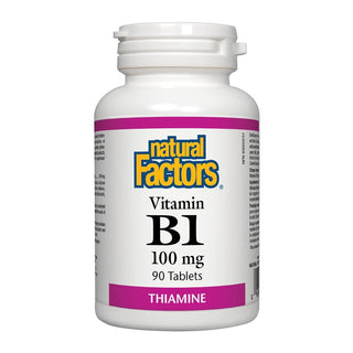 Natural Factors Vitamin B1 100mg 90 Tablets