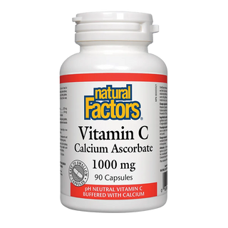 Natural Factors Vitamin C Calcium Ascorbate 1000mg 90 Capsules