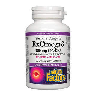 Natural Factors Women's Complete RxOmega-3 300mg 60 Softgels