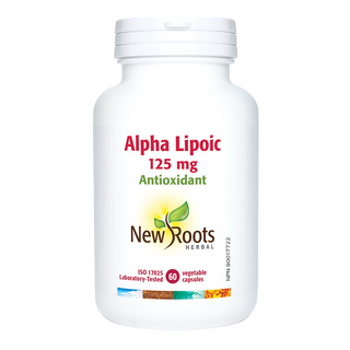 New Roots Alpha Lipolic Acid 125mg 60 Veggie Caps