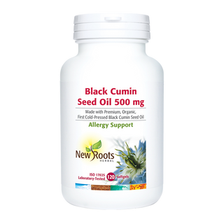 New Roots Black Cumin Seed Oil 500mg 120 Softgels