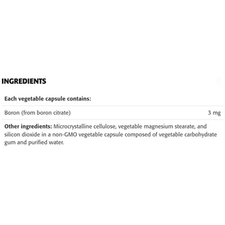 New Roots Boron 3mg 90 Veggie Caps