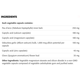 New Roots Caprylic Acid Plus 120 Veggie Caps