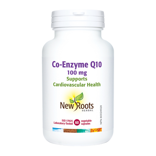 New Roots Co-Enzyme Q10 100mg 60 Veggie Caps