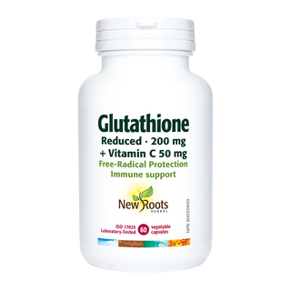 New Roots Glutathione Reduced 200mg 60 Veggie Caps