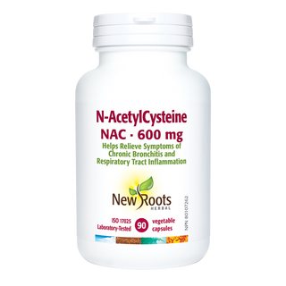 New Roots N-Acetyl Cysteine 600mg 90 Veggie Caps