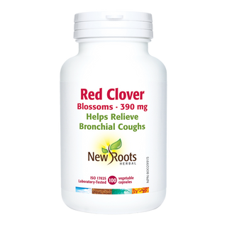 New Roots Red Clover Blossoms 390mg 100 Veggie Caps