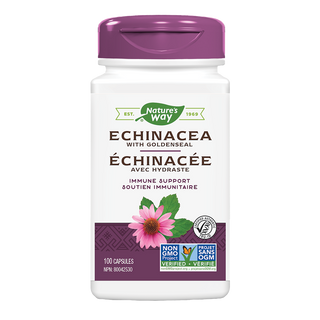 Nature's Way Echinacea With Goldenseal 100 Capsules