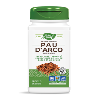 Nature's Way Pau D'Arco Inner Bark 100 Capsules