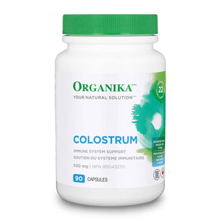 Organika Colostrum 500mg 90 Capsules