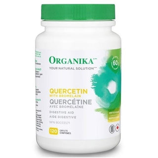 Organika Quercetin with Bromelain 120 Caplets