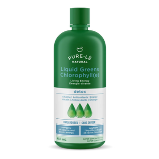 Pure-le Natural Liquid Greens Chlorophyll Super Concentrate Unflavoured 450mL