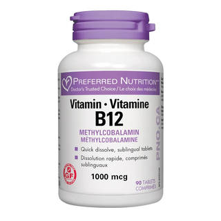 Preferred Nutrition Vitamin B-12 90 Tablets