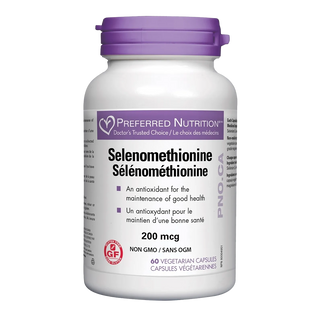 Preferred Nutrition Selenomethionine 200mcg 60 Veggie Caps