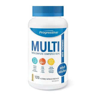 Progressive Multi Adult Men 120 Veggie Caps