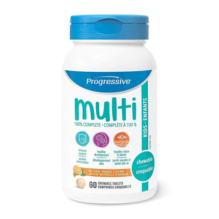 Progressive Multi For Kids Natural Orange 60 Chewable Tablets