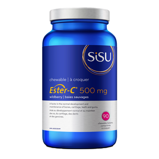 Sisu Ester-C 500mg WildBerry 90 Chewable Tablets