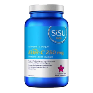 Sisu Kids Ester-C 250mg WildBerry 120 Chewable Tablets