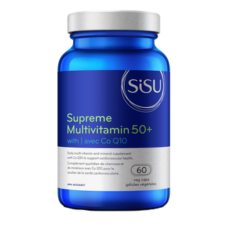 Sisu Supreme Multivitamin 50+ With CoQ10 60 Veggie Caps