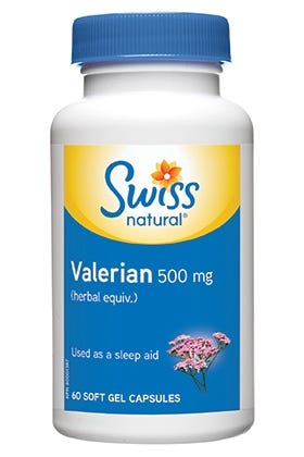 Swiss Valerian 500mg 60 Softgels